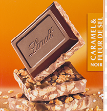 Lindt Grand Plaisir Dark Caramel & Fleur de Sel Tablet 150g(With Caramel and Salt)
